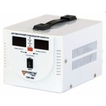 Стабилизатор напряжения однофазный FORTE TDR-500VA